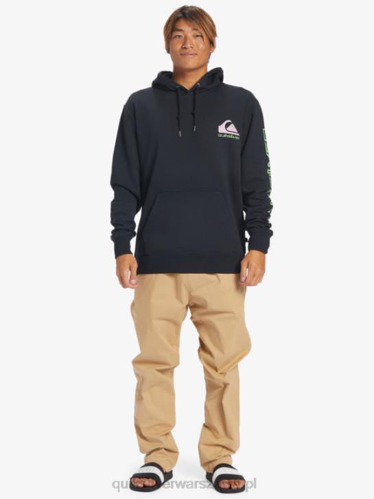 mężczyźni Quiksilver bluza z logo omni 4DBV641 czarny