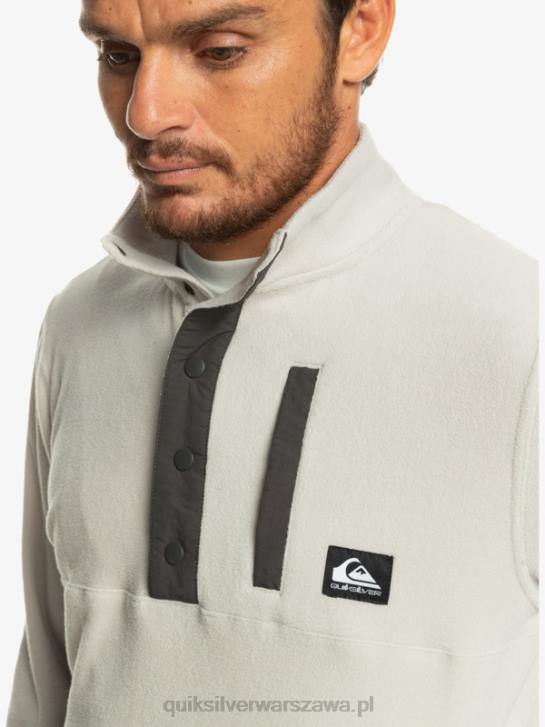 mężczyźni Quiksilver bluza z polaru No Destination Snap 4DBV1039 szary fiolet