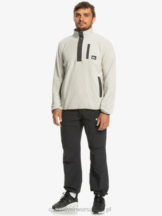 mężczyźni Quiksilver bluza z polaru No Destination Snap 4DBV1039 szary fiolet