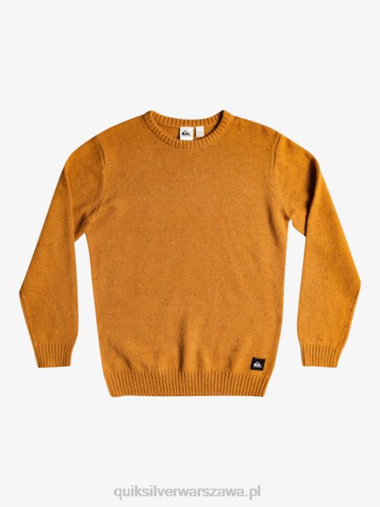 mężczyźni Quiksilver fajny sweterek 4DBV1826 brązowy cukier