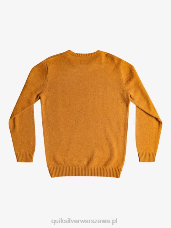 mężczyźni Quiksilver fajny sweterek 4DBV1826 brązowy cukier
