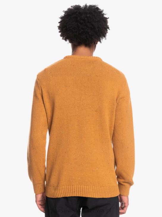 mężczyźni Quiksilver fajny sweterek 4DBV1826 brązowy cukier