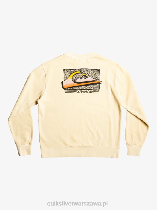 mężczyźni Quiksilver neonowa bluza z kapturem 4DBV1056 brzozowy