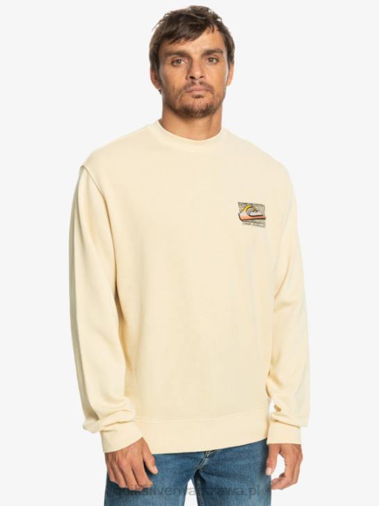 mężczyźni Quiksilver neonowa bluza z kapturem 4DBV1056 brzozowy