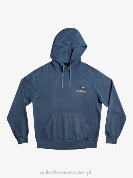 mężczyźni Quiksilver neonowa bluza z kapturem 4DBV1355 morze Beringa