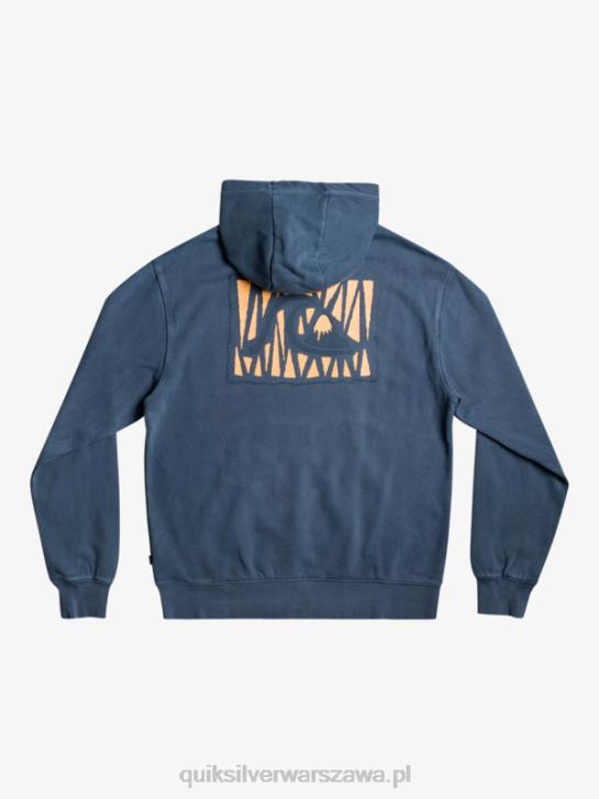 mężczyźni Quiksilver neonowa bluza z kapturem 4DBV1355 morze Beringa