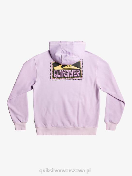 mężczyźni Quiksilver neonowa bluza z kapturem 4DBV1356 pastelowy liliowy