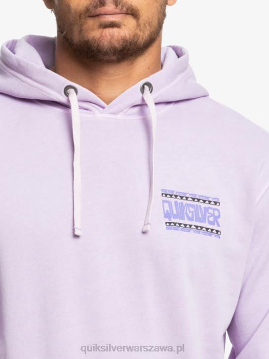 mężczyźni Quiksilver neonowa bluza z kapturem 4DBV1356 pastelowy liliowy