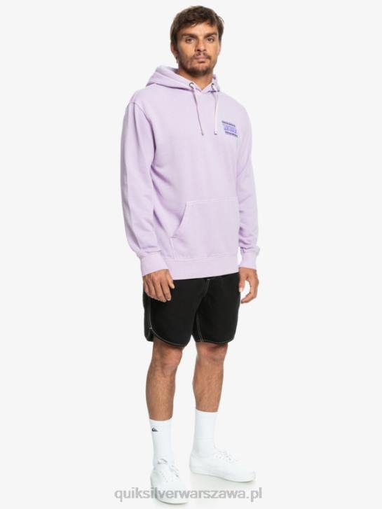 mężczyźni Quiksilver neonowa bluza z kapturem 4DBV1356 pastelowy liliowy