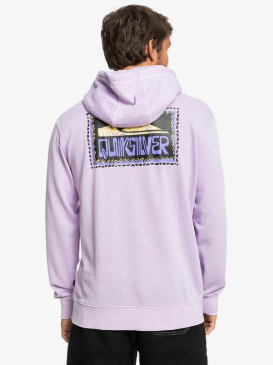 mężczyźni Quiksilver neonowa bluza z kapturem 4DBV1356 pastelowy liliowy