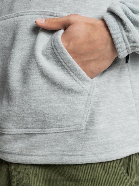 mężczyźni Quiksilver niezbędna bluza z kapturem 4DBV1490 jasnoszary wrzos