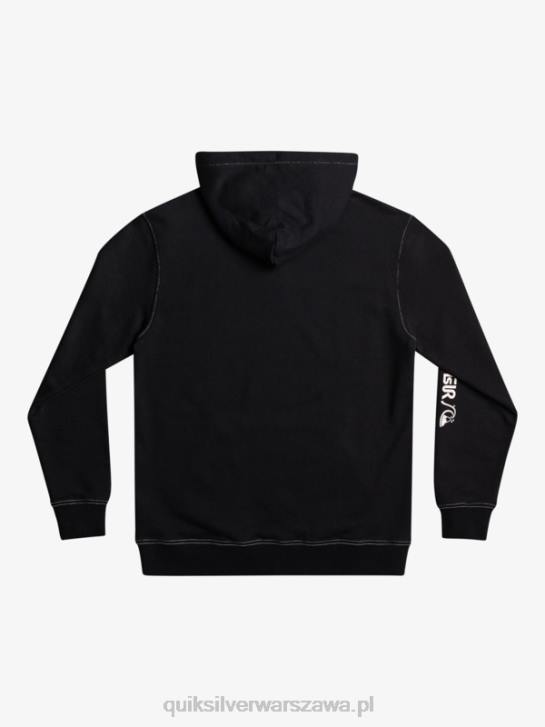 mężczyźni Quiksilver oryginalna bluza z kapturem 4DBV1033 czarny