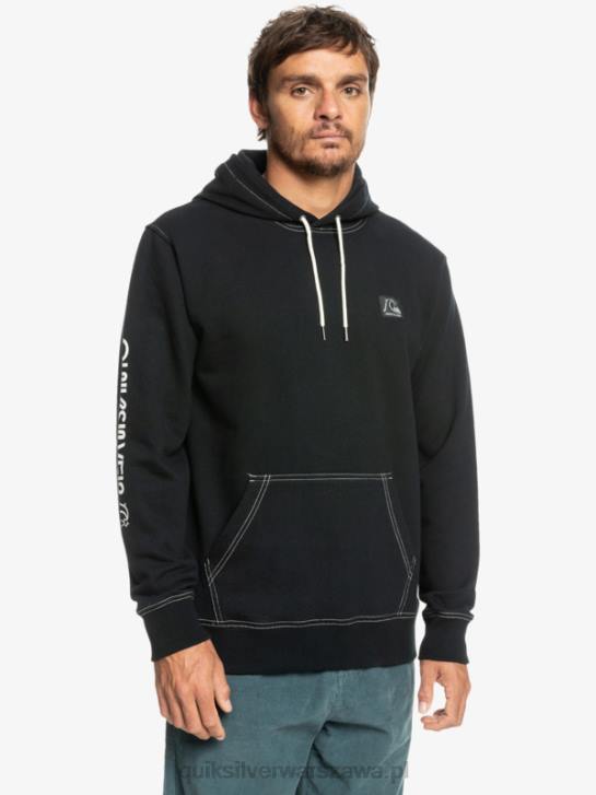 mężczyźni Quiksilver oryginalna bluza z kapturem 4DBV1033 czarny