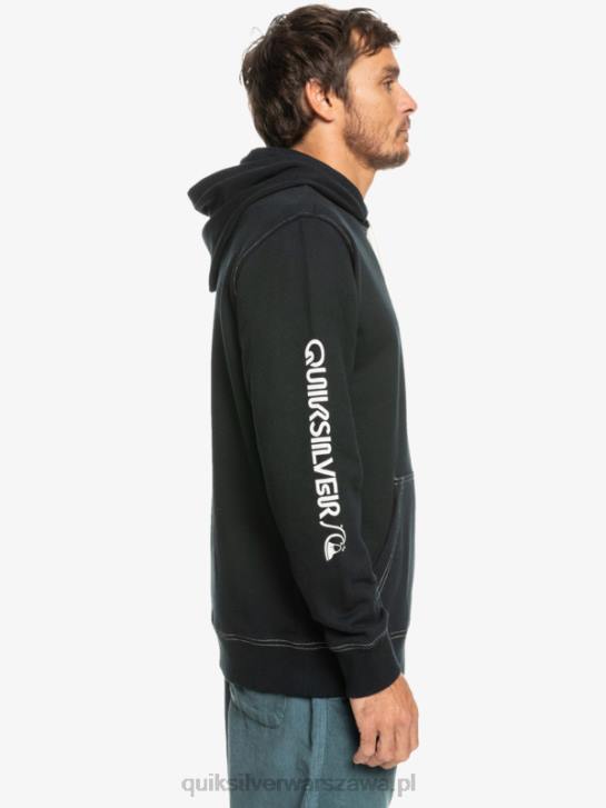 mężczyźni Quiksilver oryginalna bluza z kapturem 4DBV1033 czarny