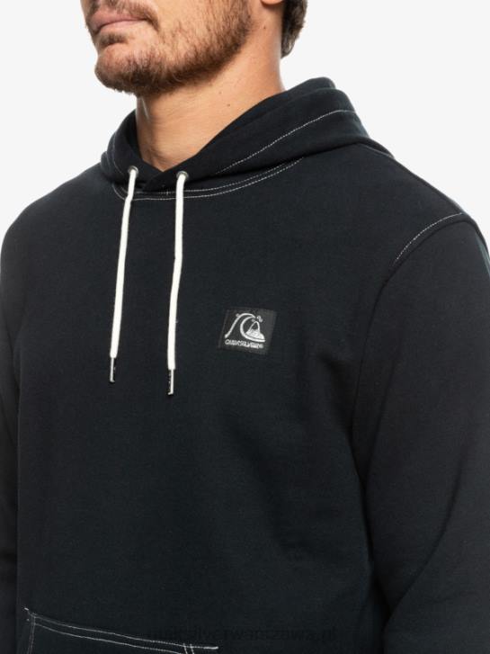 mężczyźni Quiksilver oryginalna bluza z kapturem 4DBV1033 czarny