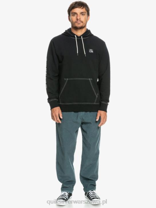 mężczyźni Quiksilver oryginalna bluza z kapturem 4DBV1033 czarny