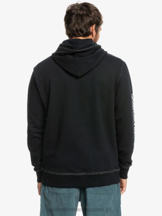 mężczyźni Quiksilver oryginalna bluza z kapturem 4DBV1033 czarny