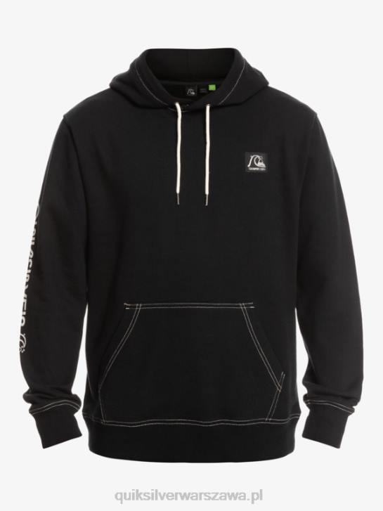 mężczyźni Quiksilver oryginalna bluza z kapturem 4DBV1033 czarny