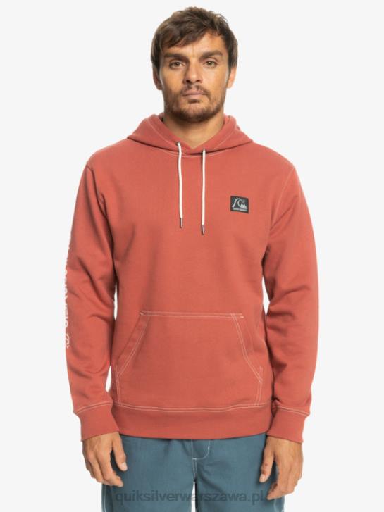 mężczyźni Quiksilver oryginalna bluza z kapturem 4DBV1034 Marsala