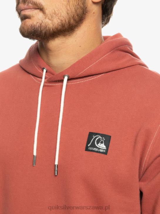 mężczyźni Quiksilver oryginalna bluza z kapturem 4DBV1034 Marsala