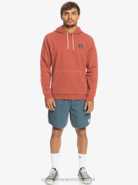 mężczyźni Quiksilver oryginalna bluza z kapturem 4DBV1034 Marsala