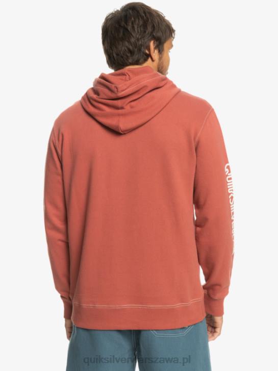 mężczyźni Quiksilver oryginalna bluza z kapturem 4DBV1034 Marsala