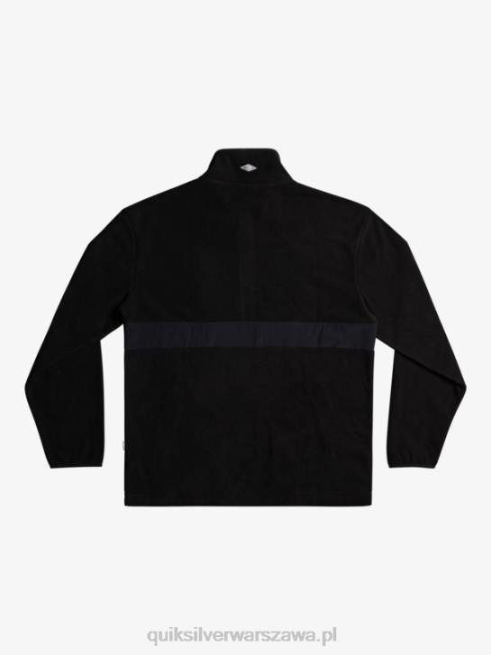 mężczyźni Quiksilver polar z zamkiem błyskawicznym Saturn 4DBV1561 czarny