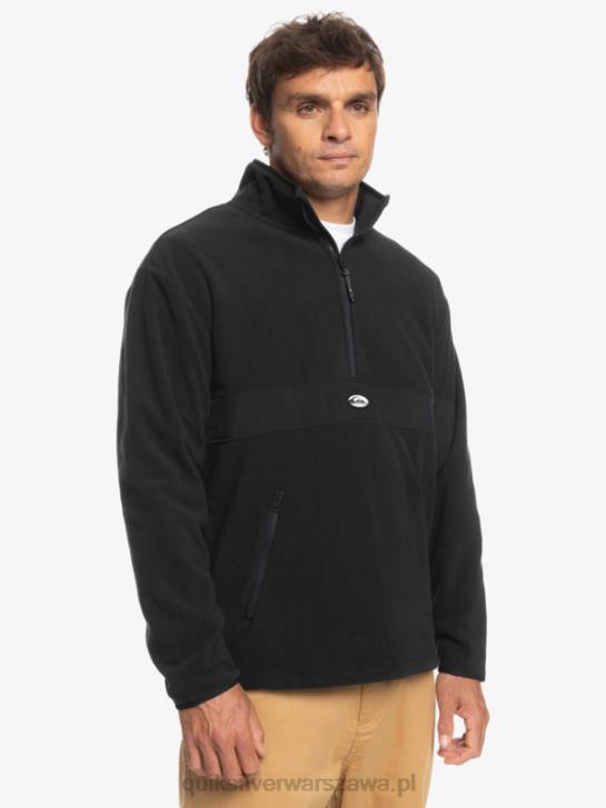 mężczyźni Quiksilver polar z zamkiem błyskawicznym Saturn 4DBV1561 czarny