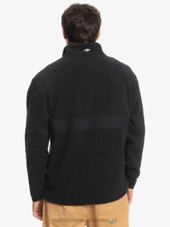mężczyźni Quiksilver polar z zamkiem błyskawicznym Saturn 4DBV1561 czarny