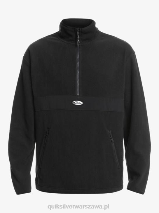 mężczyźni Quiksilver polar z zamkiem błyskawicznym Saturn 4DBV1561 czarny