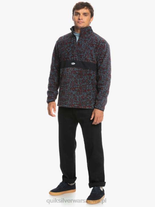 mężczyźni Quiksilver polar z zamkiem błyskawicznym Saturn 4DBV1562 prowansalski niebieski saturn