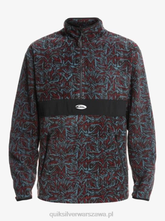 mężczyźni Quiksilver polar z zamkiem błyskawicznym Saturn 4DBV1562 prowansalski niebieski saturn