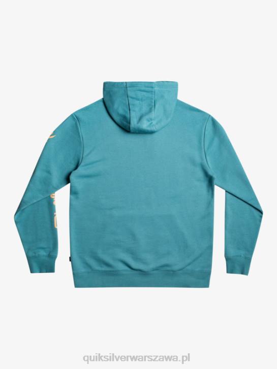 mężczyźni Quiksilver polarowa bluza z kapturem i logo omni 4DBV1030 bretoński niebieski
