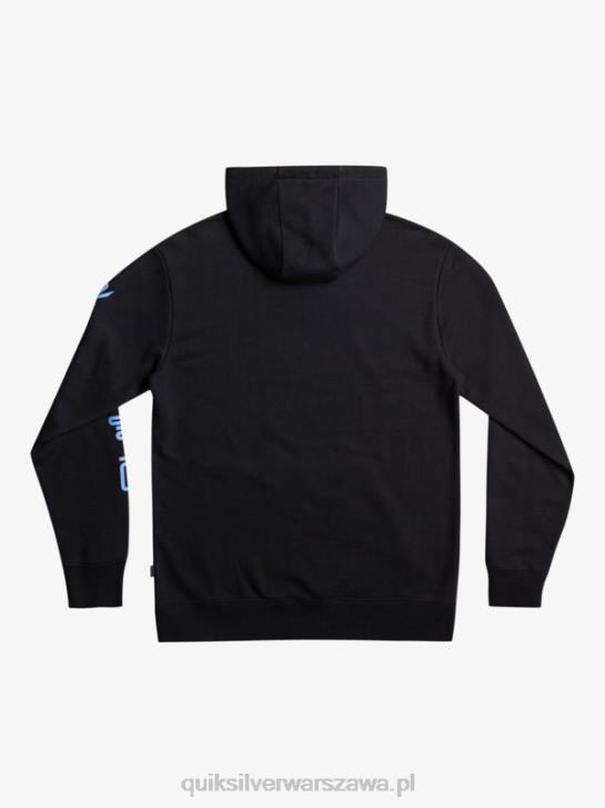mężczyźni Quiksilver polarowa bluza z kapturem i logo omni 4DBV1032 czarny