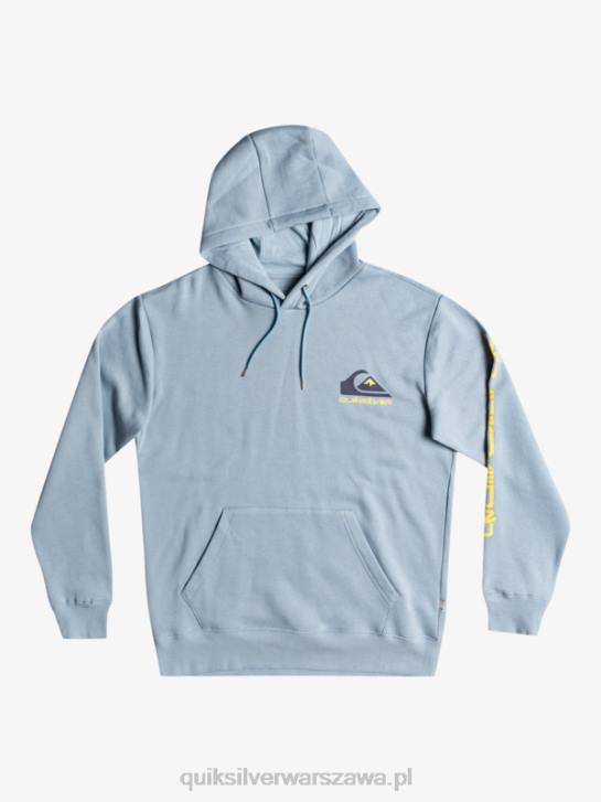 mężczyźni Quiksilver polarowa bluza z kapturem i logo omni 4DBV1090 czarny