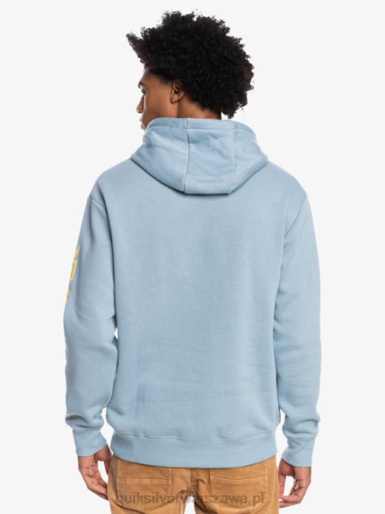 mężczyźni Quiksilver polarowa bluza z kapturem i logo omni 4DBV1090 czarny