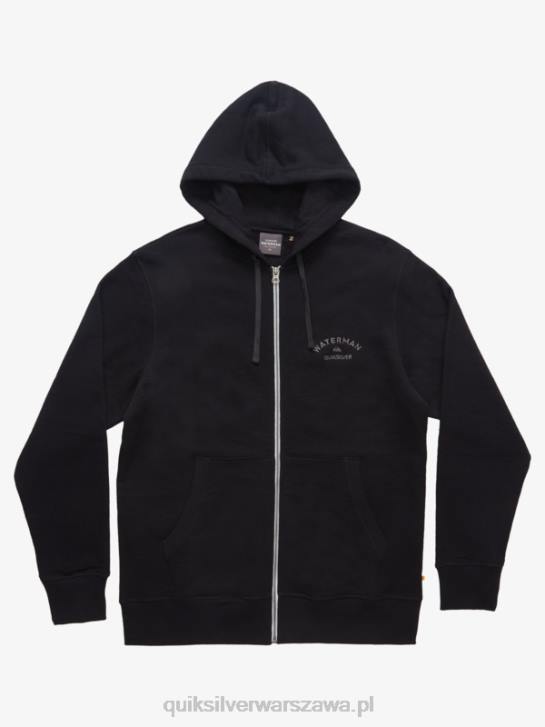 mężczyźni Quiksilver rozpinana bluza z kapturem waterman after surf 4DBV1420 czarny