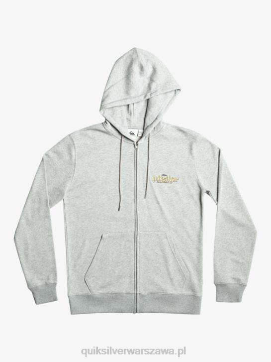 mężczyźni Quiksilver rozpinana bluza z napisem 4DBV1148 jasnoszary wrzos
