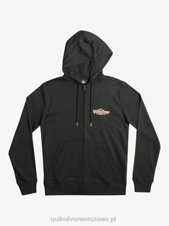 mężczyźni Quiksilver rozpinana bluza z napisem 4DBV1149 czarny