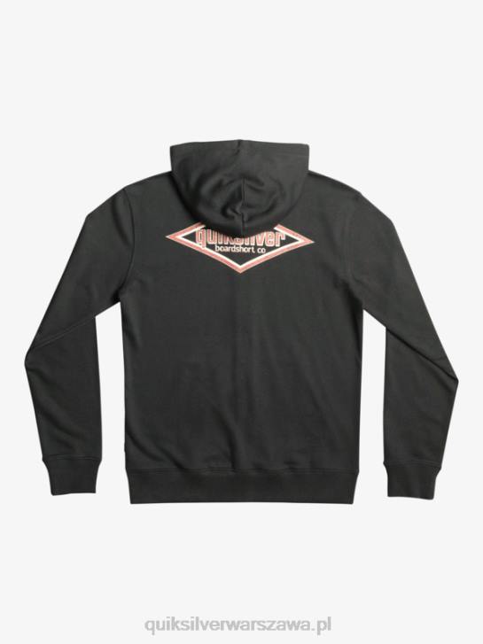 mężczyźni Quiksilver rozpinana bluza z napisem 4DBV1149 czarny