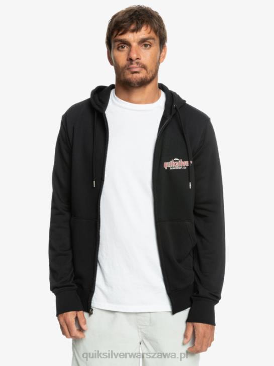 mężczyźni Quiksilver rozpinana bluza z napisem 4DBV1149 czarny