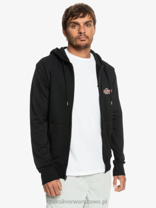 mężczyźni Quiksilver rozpinana bluza z napisem 4DBV1149 czarny