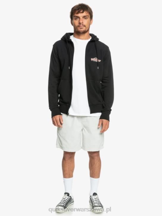 mężczyźni Quiksilver rozpinana bluza z napisem 4DBV1149 czarny