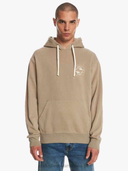 mężczyźni Quiksilver słodka jak bluza z kapturem 4DBV1219 szarobrązowy plac