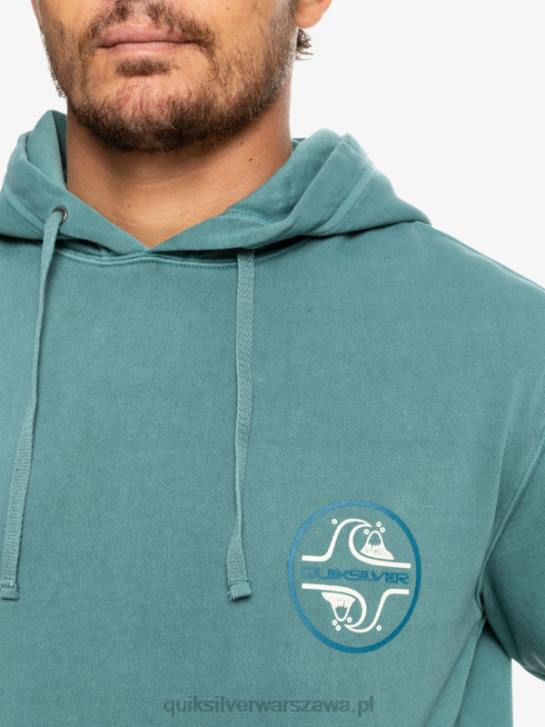 mężczyźni Quiksilver słodka jak bluza z kapturem 4DBV1220 bretoński niebieski