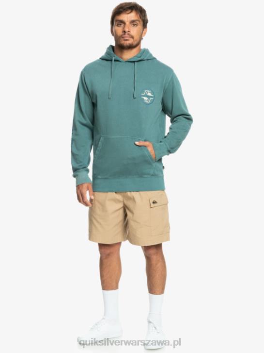 mężczyźni Quiksilver słodka jak bluza z kapturem 4DBV1220 bretoński niebieski