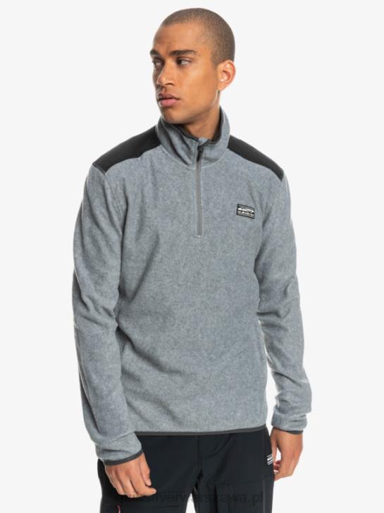 mężczyźni Quiksilver sweter z polaru firmy aker 4DBV1879 wrzosowy szary