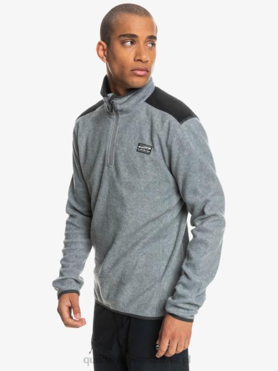 mężczyźni Quiksilver sweter z polaru firmy aker 4DBV1879 wrzosowy szary