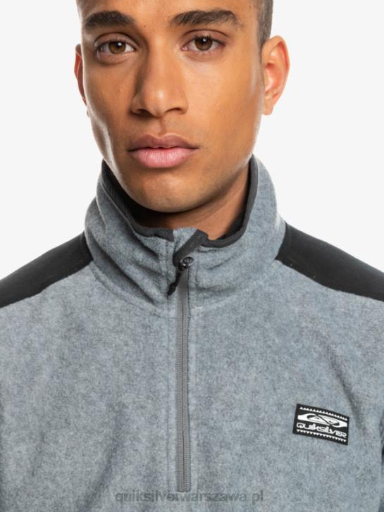 mężczyźni Quiksilver sweter z polaru firmy aker 4DBV1879 wrzosowy szary