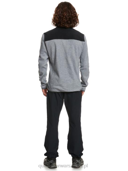 mężczyźni Quiksilver sweter z polaru firmy aker 4DBV1879 wrzosowy szary